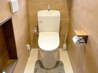 トイレリフォーム あたたかみある空間に生まれ変わった上質レストルーム