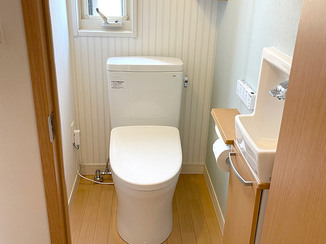 トイレリフォーム こだわりの内装でつくる、心地よいレストルーム